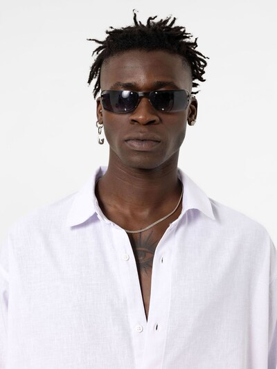 VAMOS CLO Button Up Shirt in White, Item view
