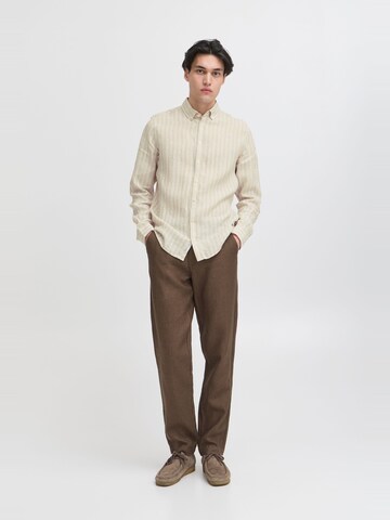 Casual Friday Regular fit Overhemd ' CFDALLAS striped ' in Beige