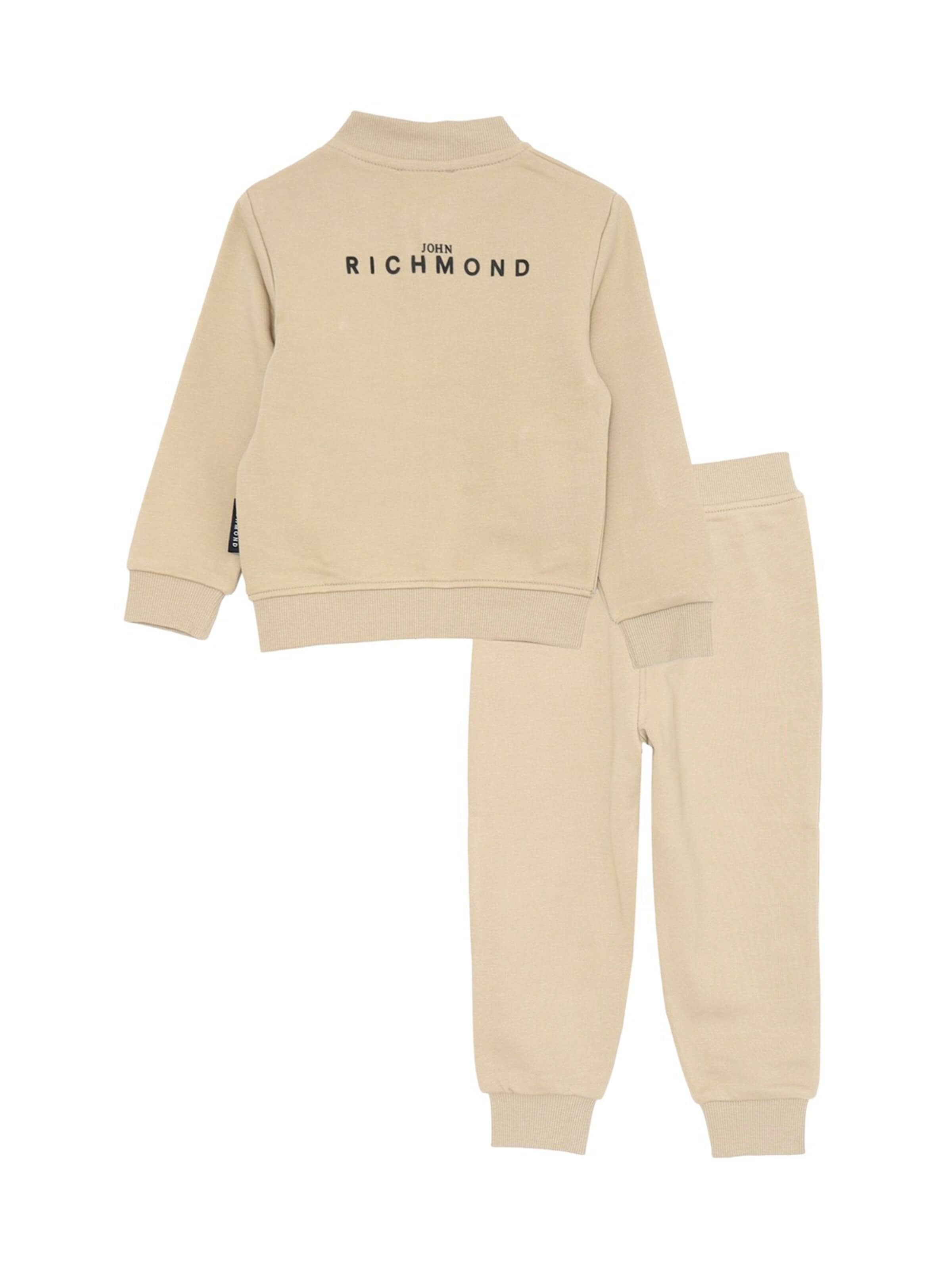 John Richmond - Conjunto 'Completo felpa beige per neonato' en beige