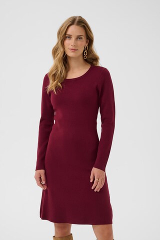 Robes en maille 'Elora' Love Copenhagen en rouge : devant