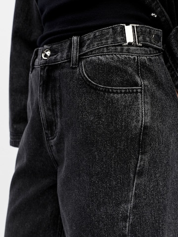 OBJECT Wide Leg Jeans i sort