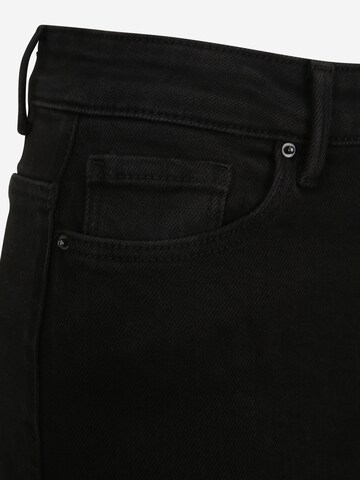 Pieces Petite Skinny Jeans 'EMI' in Schwarz