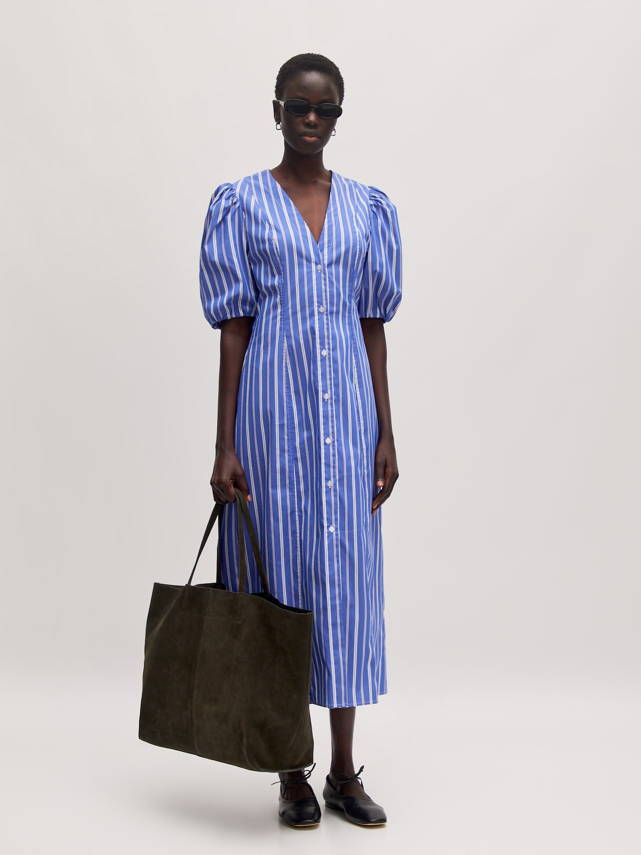 EDITED Neuheiten Kleid 'Lina' blau