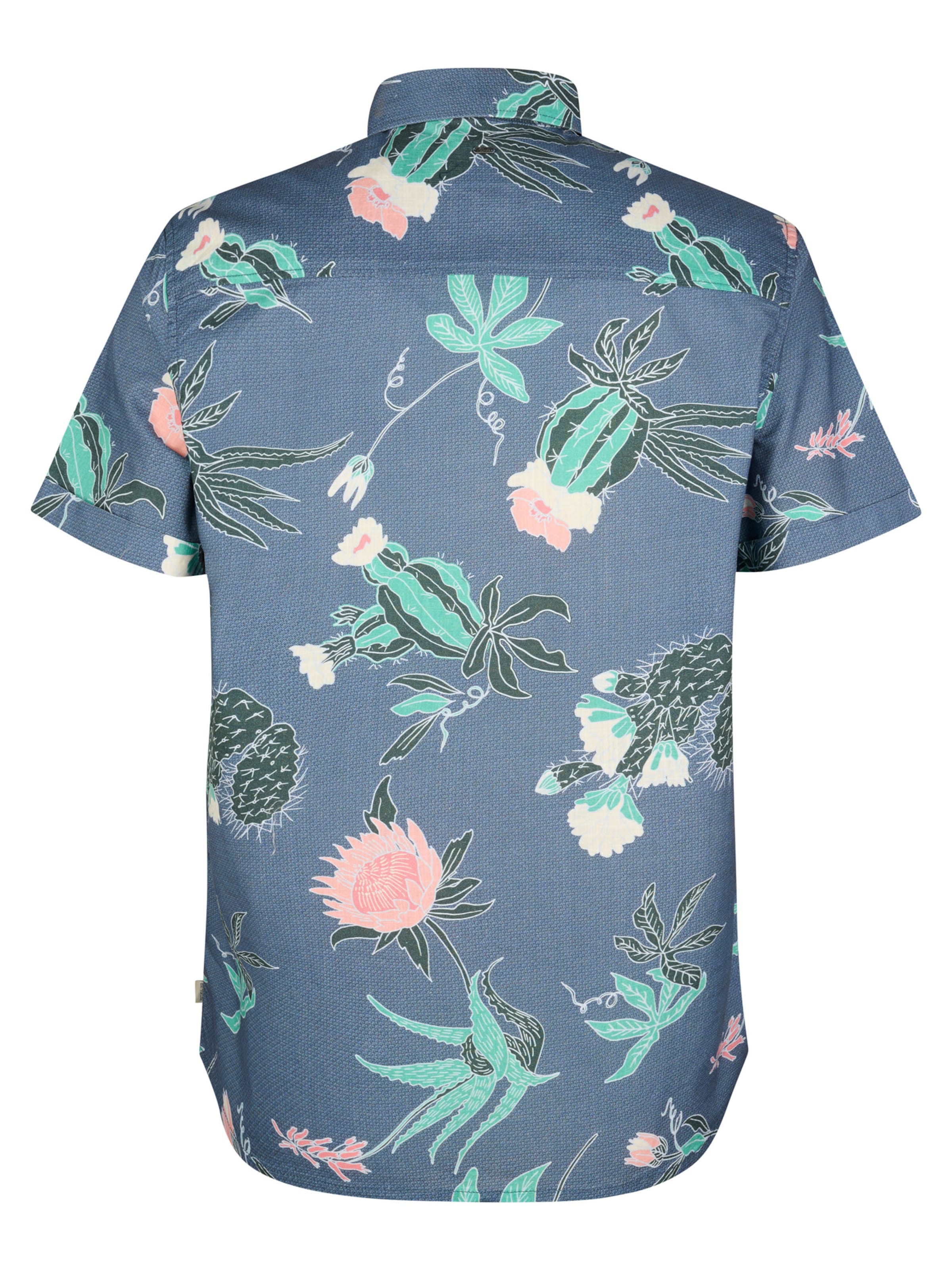 Petrol Industries Regular fit Overhemd in Blauw