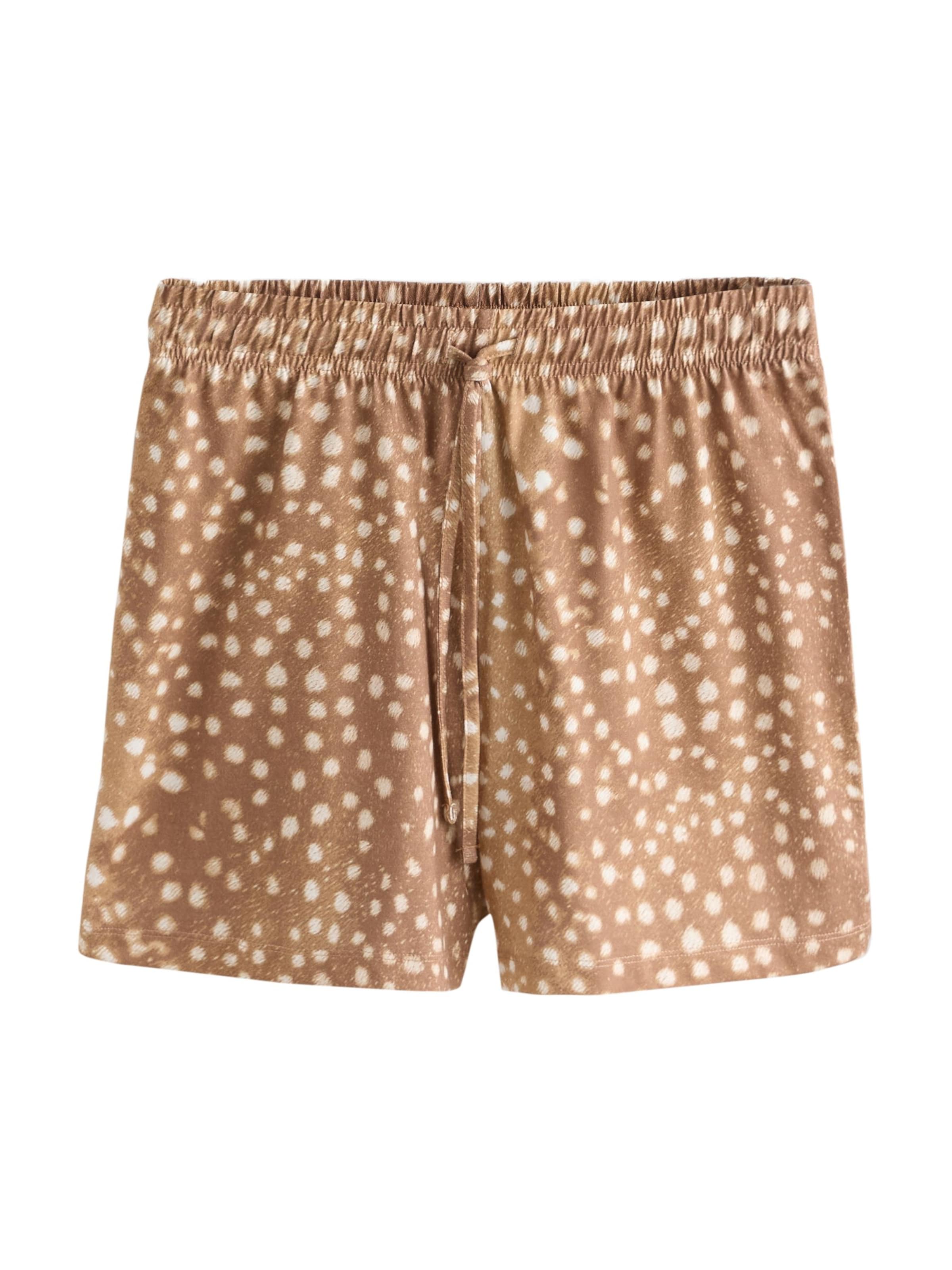 Next - Calções de pijama em castanho
