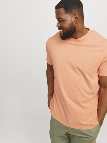 Jack & Jones Plus - Camiseta 'JJEBradley' en naranja