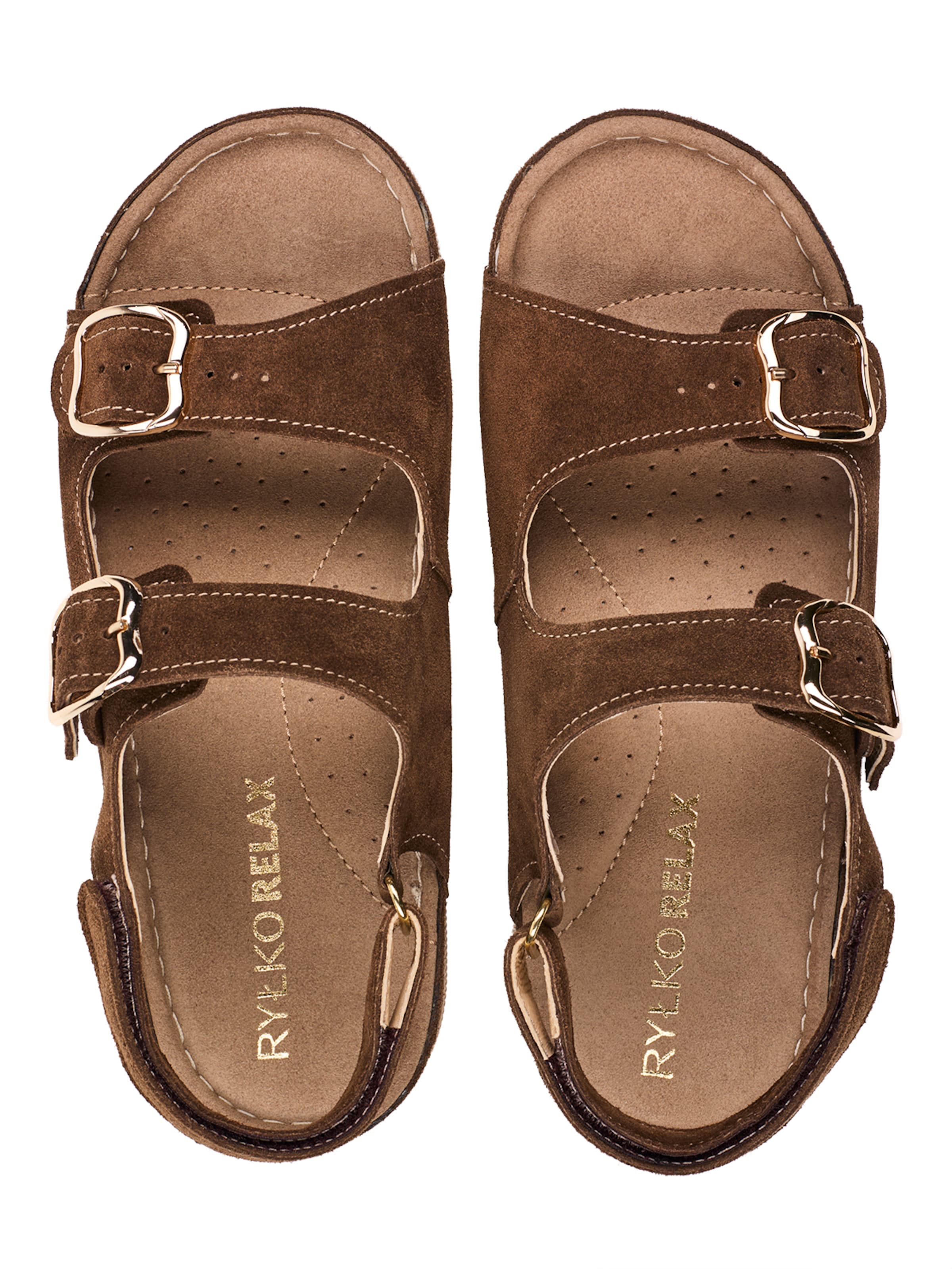 RYŁKO Sandaal in Bruin