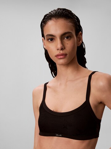 Calvin Klein Bustier BH in Schwarz