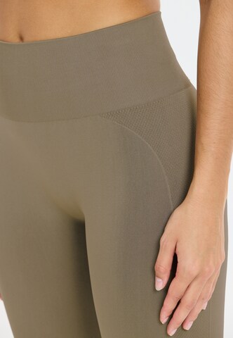 Athlecia Skinny Workout Pants 'Missori' in Brown