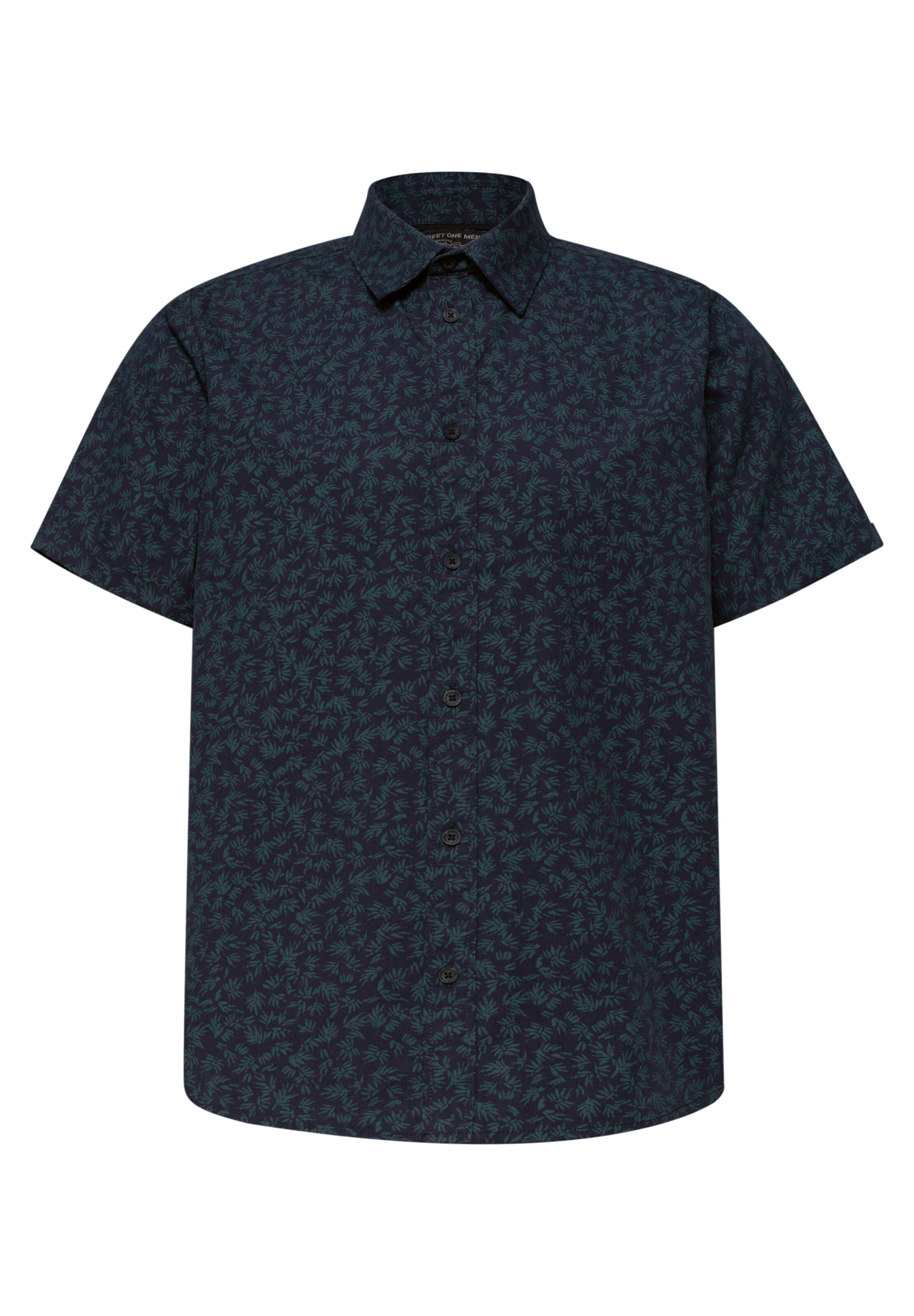 Street One MEN Hemd in Blau: Vorderseite