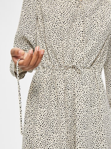 SELECTED FEMME Shirt Dress 'Damina' in Beige