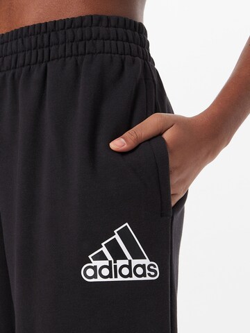 Effilé Pantalon de sport ADIDAS SPORTSWEAR en noir