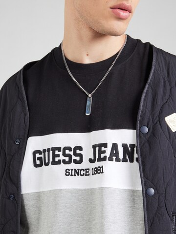 GUESS JEANS Majica | siva barva