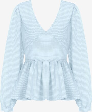 FRESHLIONS Blouse 'Brielle' in Blue: front