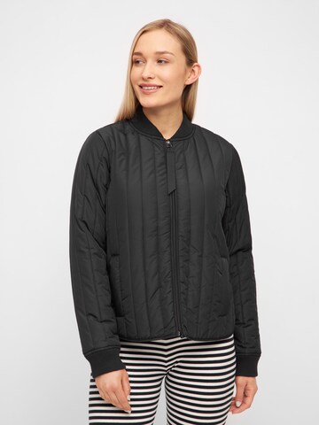 basic apparel Between-Season Jacket in Black: front