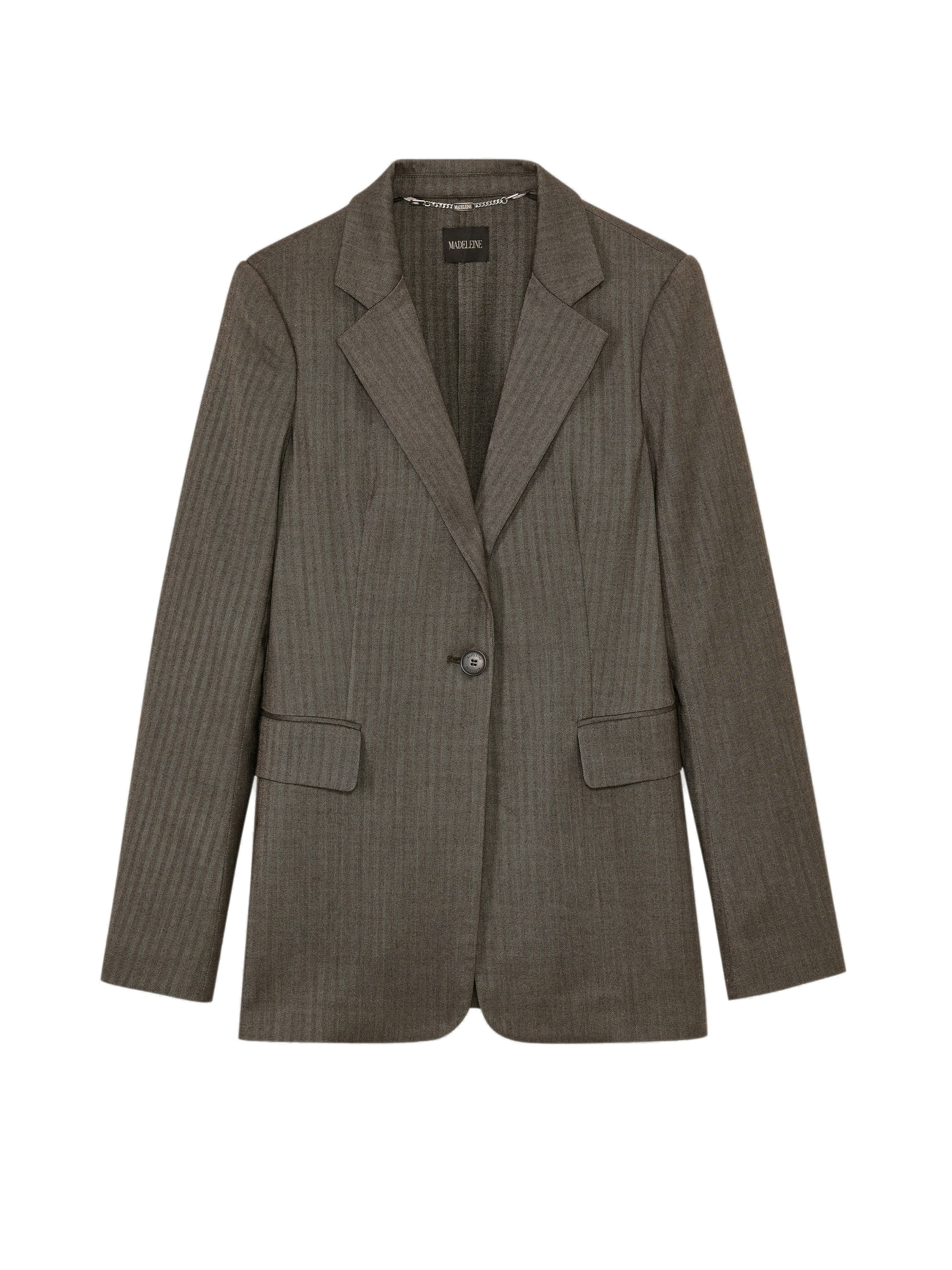 Blazer MADELEINE en gris : devant