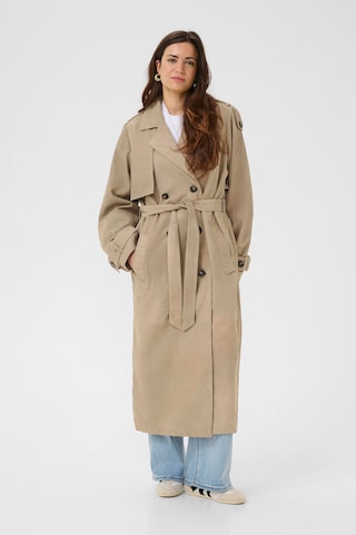 Kaffe Between-seasons coat 'Rachel' in Beige: front