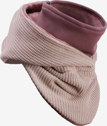 Manufaktur13 Scarf 'Hooded Loop' in Beige: front