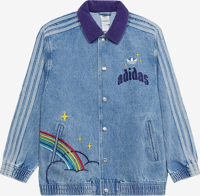 ADIDAS ORIGINALS Välikausitakki koossa 128 värissä sininen denim / tummanvioletti / punainen / valkoinen, Tuotenäkymä