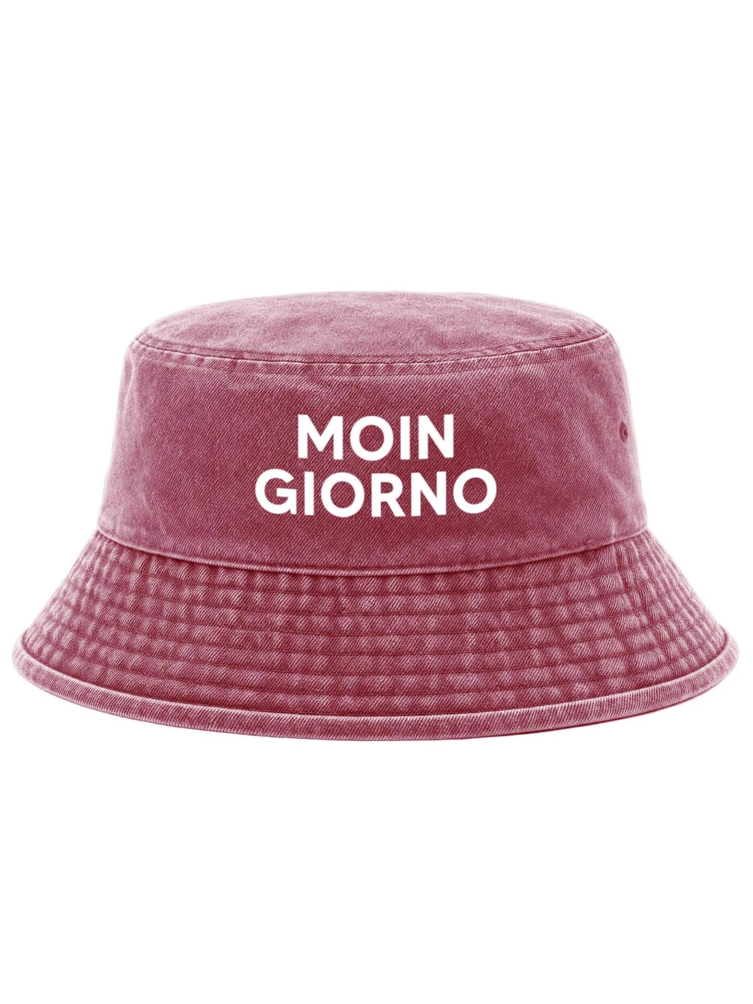 Neverless Hat 'Moingiorno' in Red: front