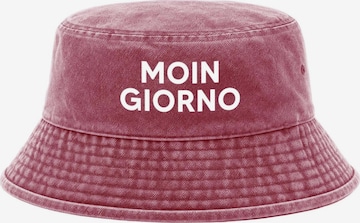 Neverless Hat 'Moingiorno' in Red: front