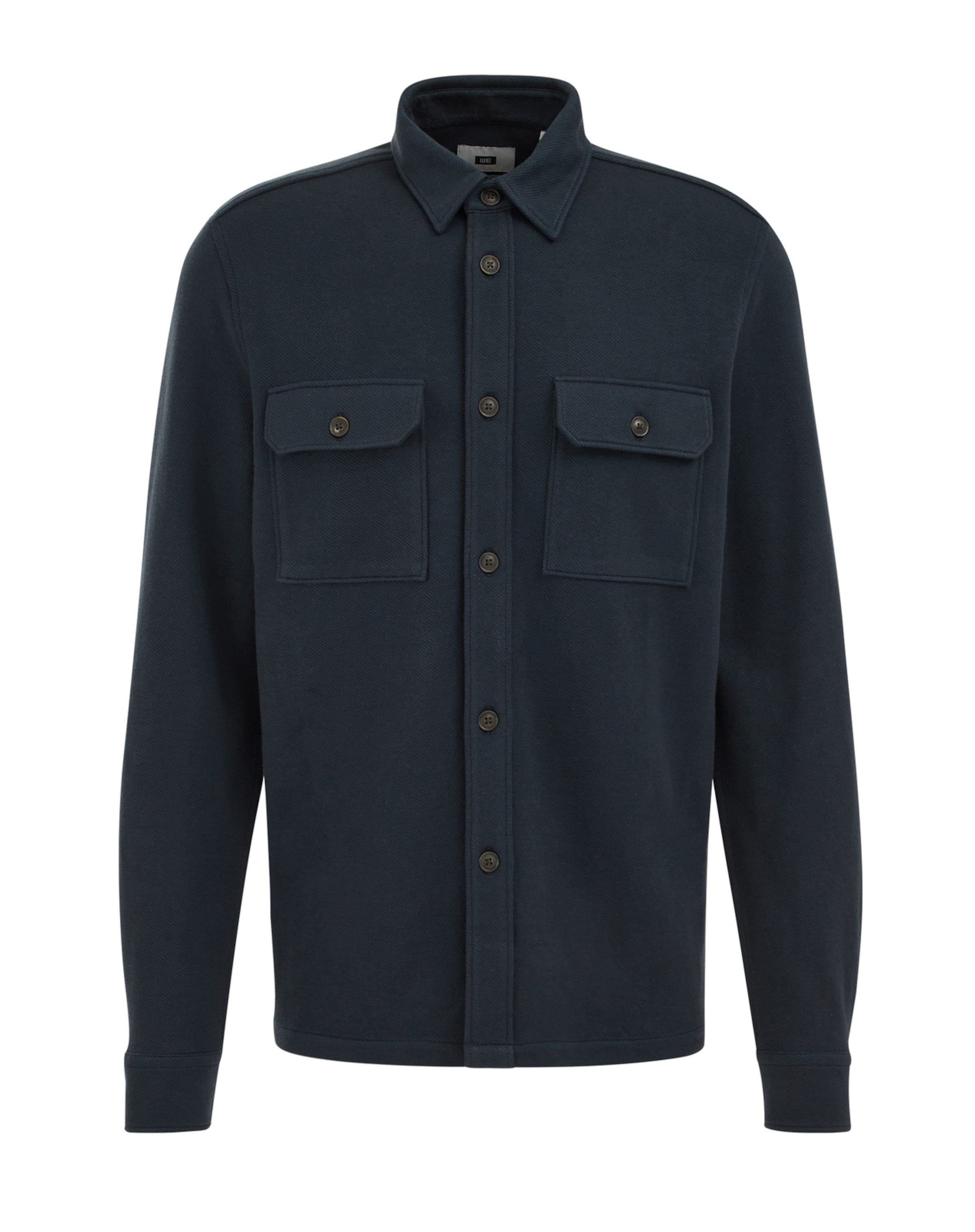 WE Fashion Regular fit Overhemd in Blauw: voorkant