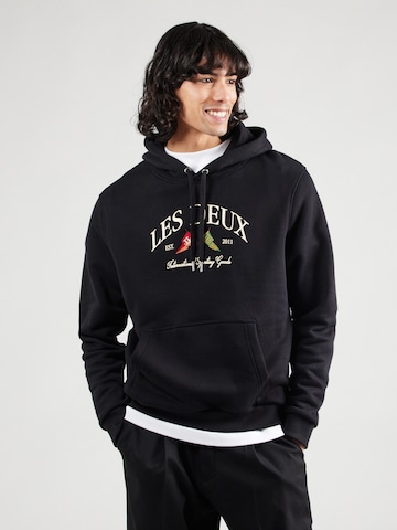 Sweat-shirt 'Ivy League' Les Deux en noir : devant