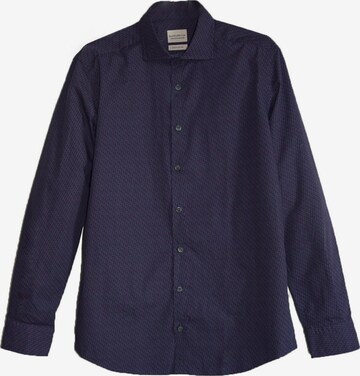 Black Label Shirt Regular fit Zakelijk overhemd 'PRINT' in Lila: voorkant