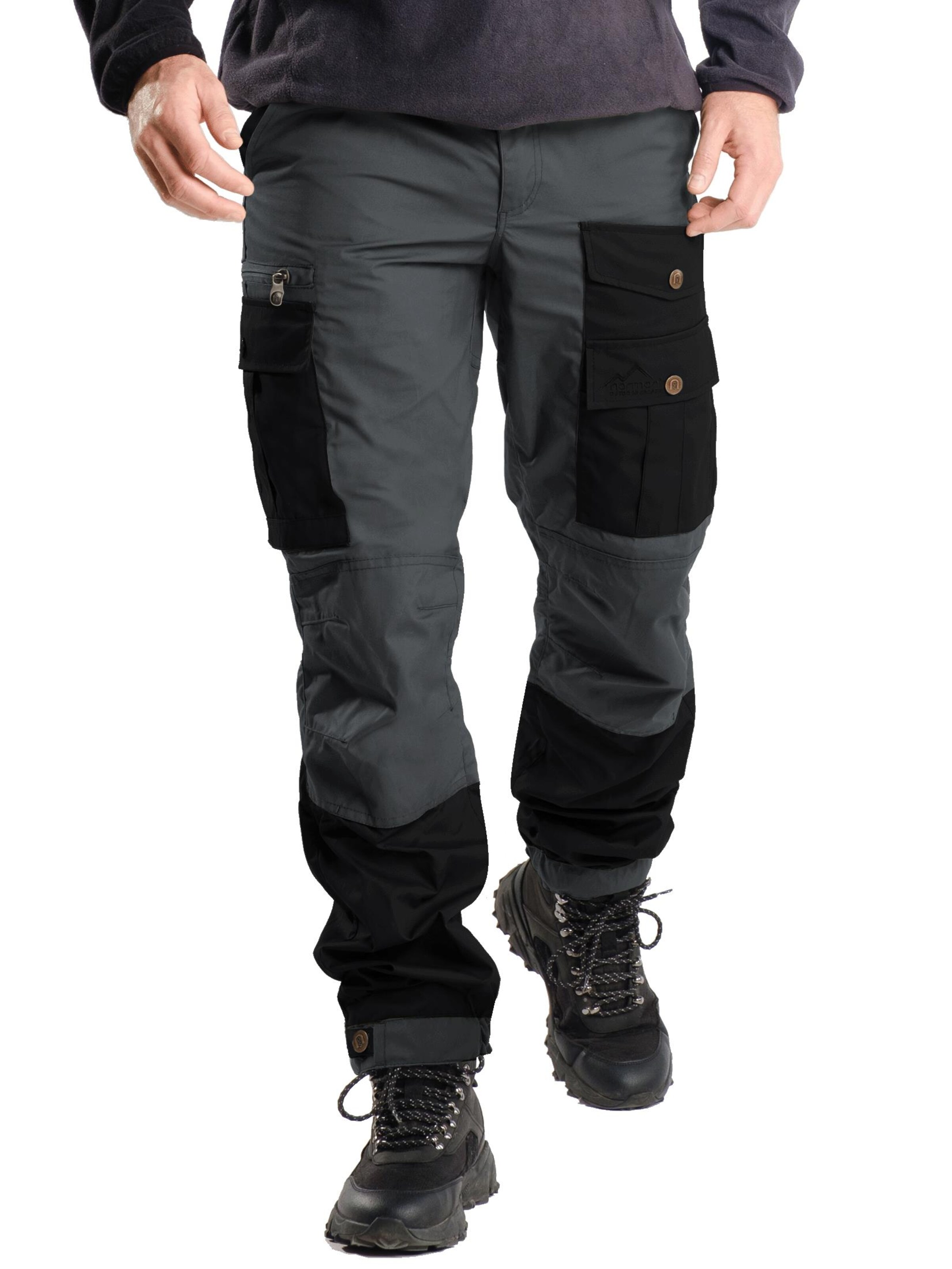 normani Regular Outdoor trousers 'Leviathan' in Grey: front