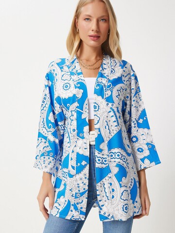 Kimono di Happiness İstanbul in blu: frontale