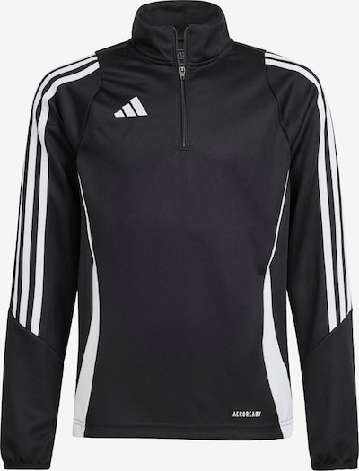 116 dydžio Sportinio tipo megztinis 'Tiro 24' iš ADIDAS PERFORMANCE, spalva – juoda / balta, Prekių apžvalga