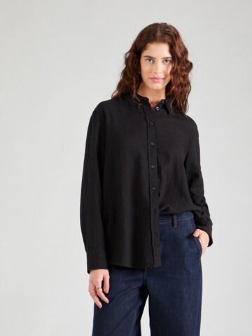 VERO MODA Blouse 'LINN' in Zwart: voorkant