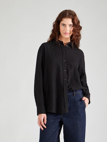 VERO MODA Blouse 'LINN' in Zwart: voorkant