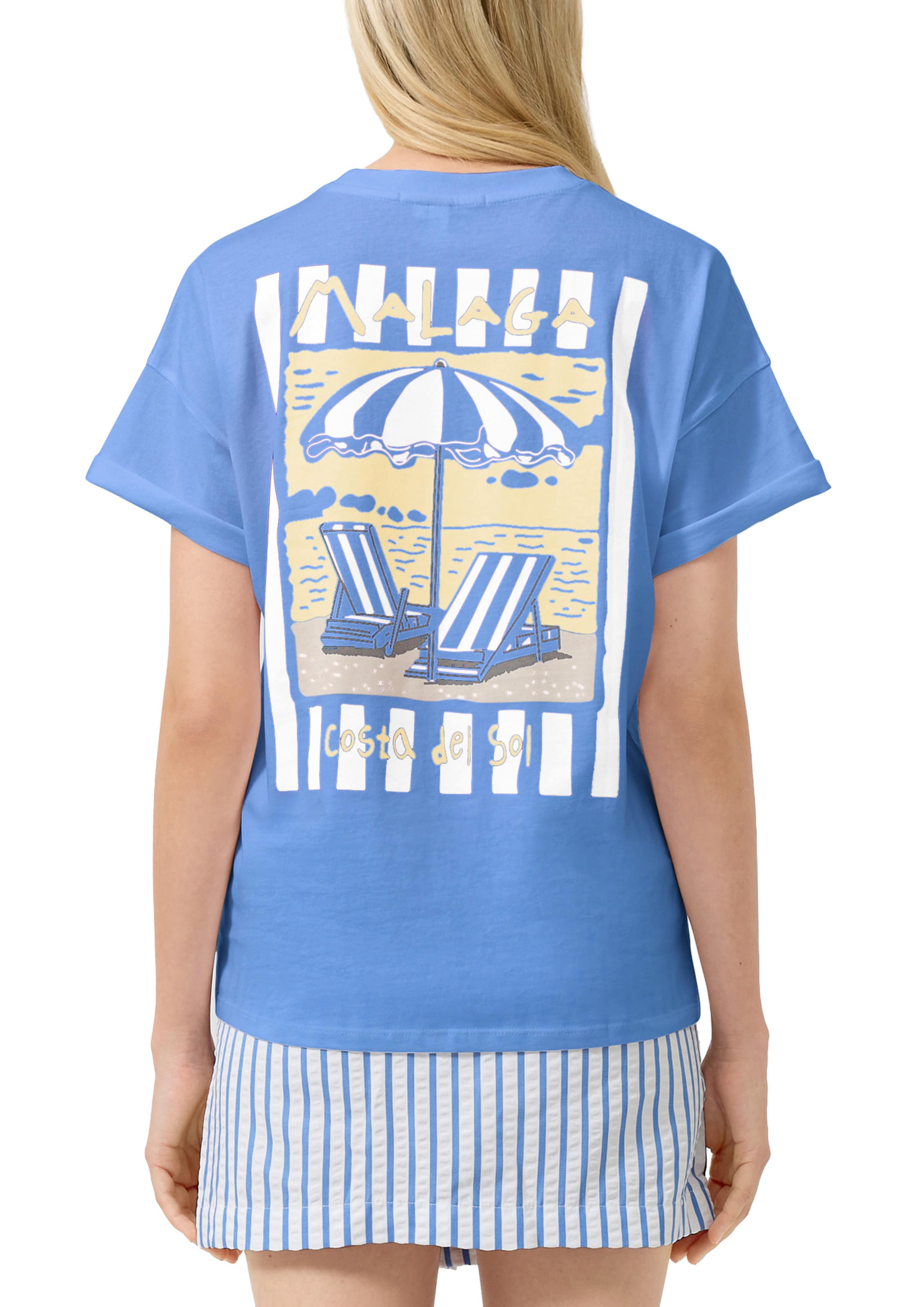 T-shirt QS en bleu