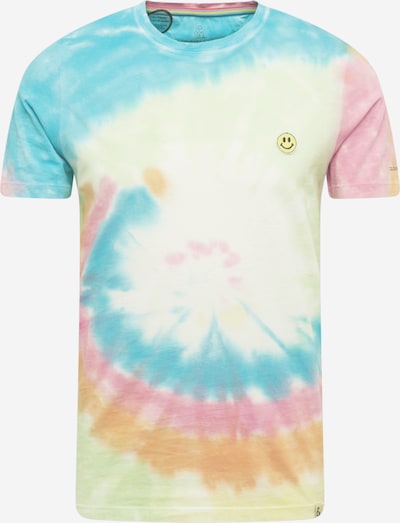 COLOURS & SONS T-Shirt 'GLEN' in blau / hellgelb / orange / rosa, Produktansicht