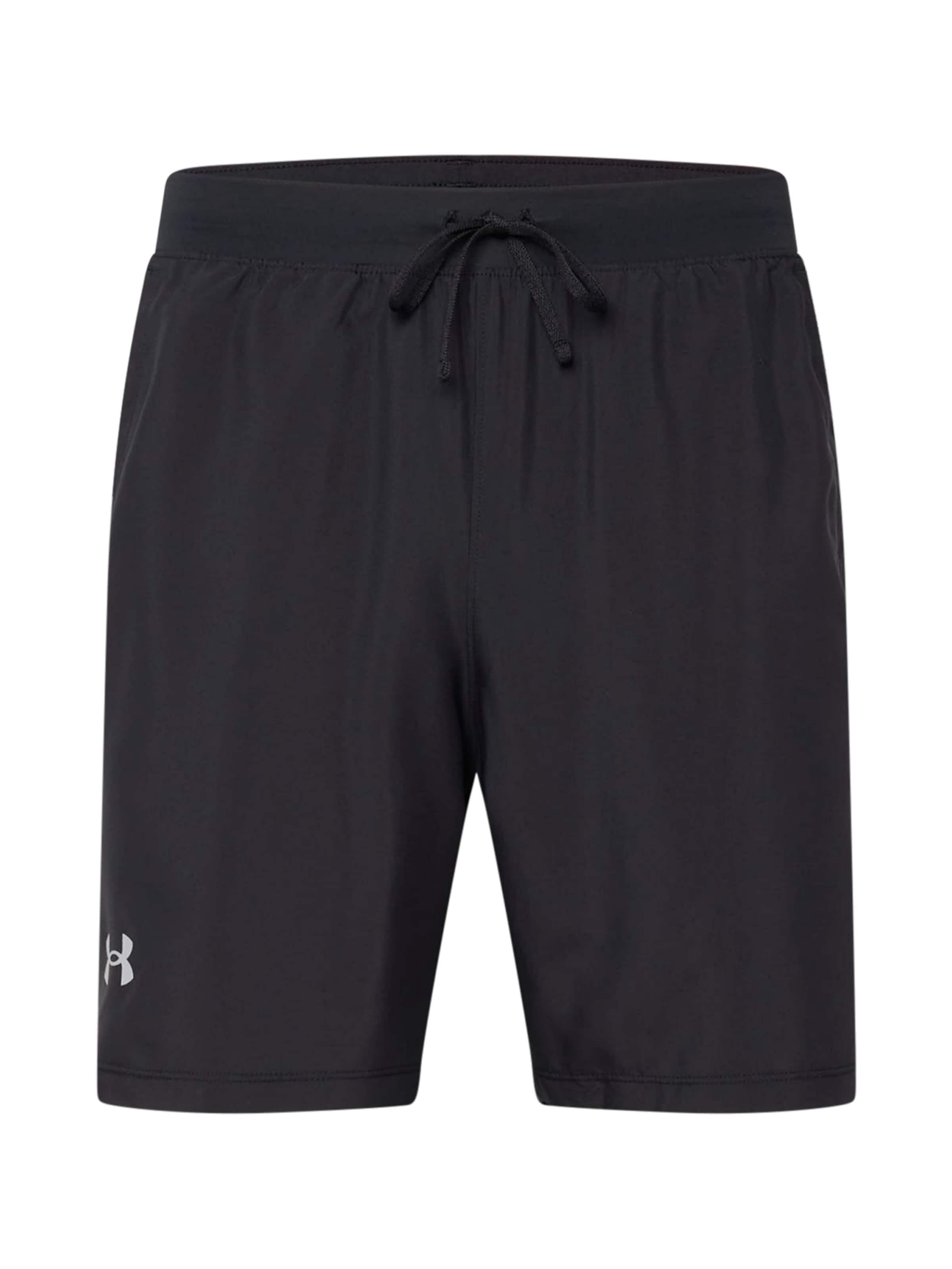 UNDER ARMOUR Regular Sports trousers 'Launch 7' in Black: front