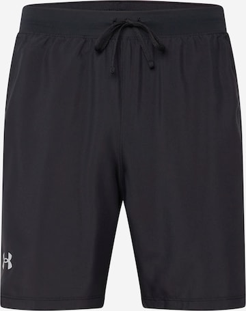 UNDER ARMOUR Regular Sports trousers 'Launch 7' in Black: front