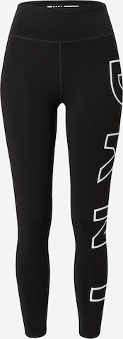 Skinny Pantaloni sport de la DKNY Performance pe negru: față