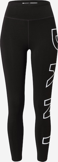 Pantaloni sport DKNY Performance pe negru / alb, Vizualizare produs