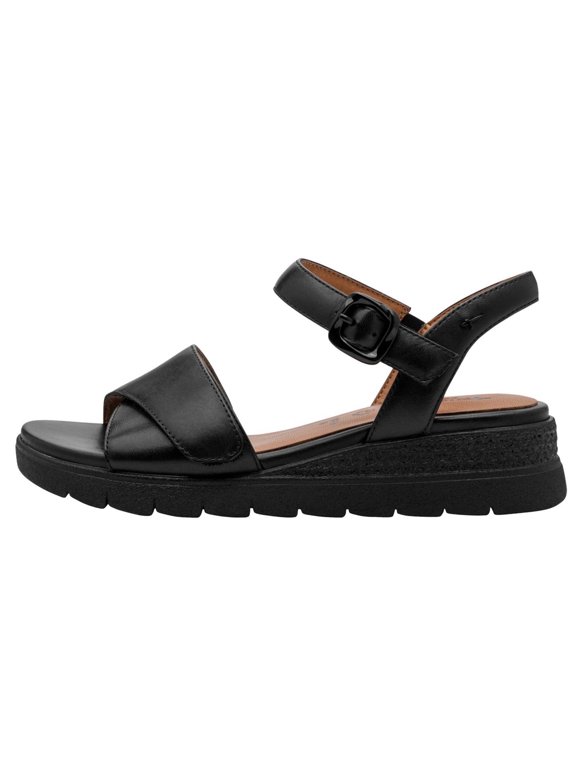Tamaris Sandale in Schwarz