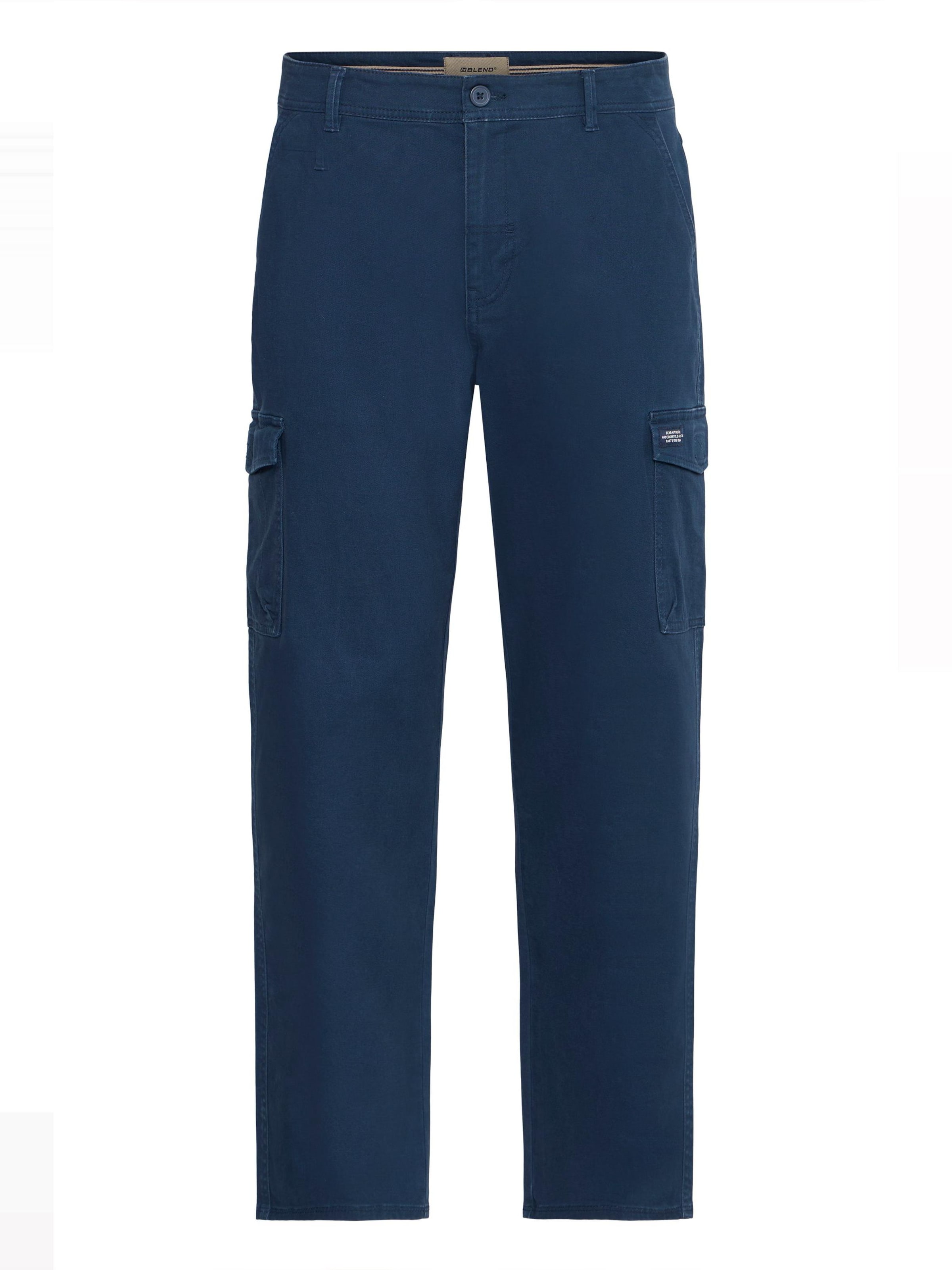 BLEND Pantalon cargo 'BHMADDOX' en bleu, Vue avec produit