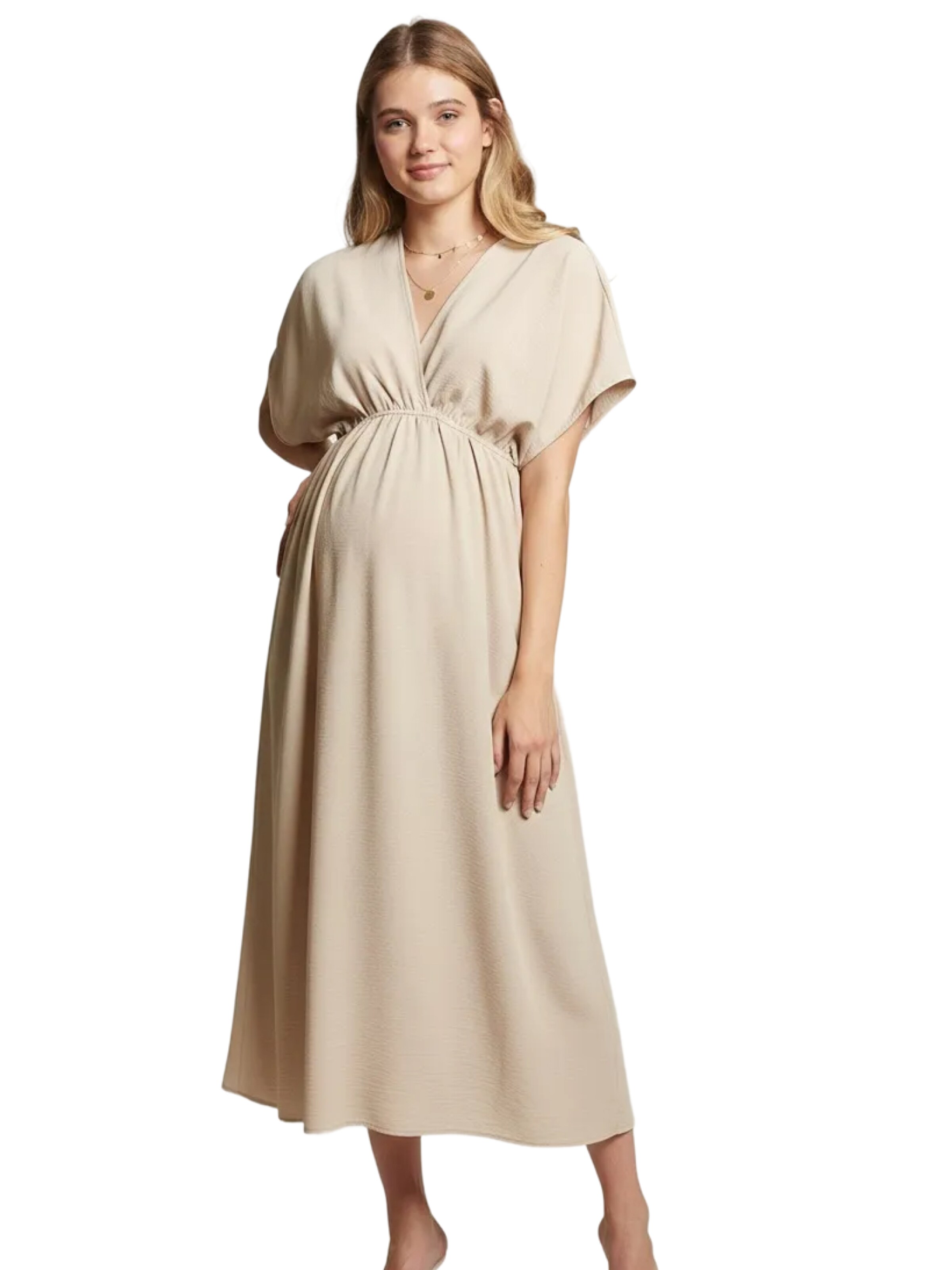 LYN MAMA Kleid in Beige
