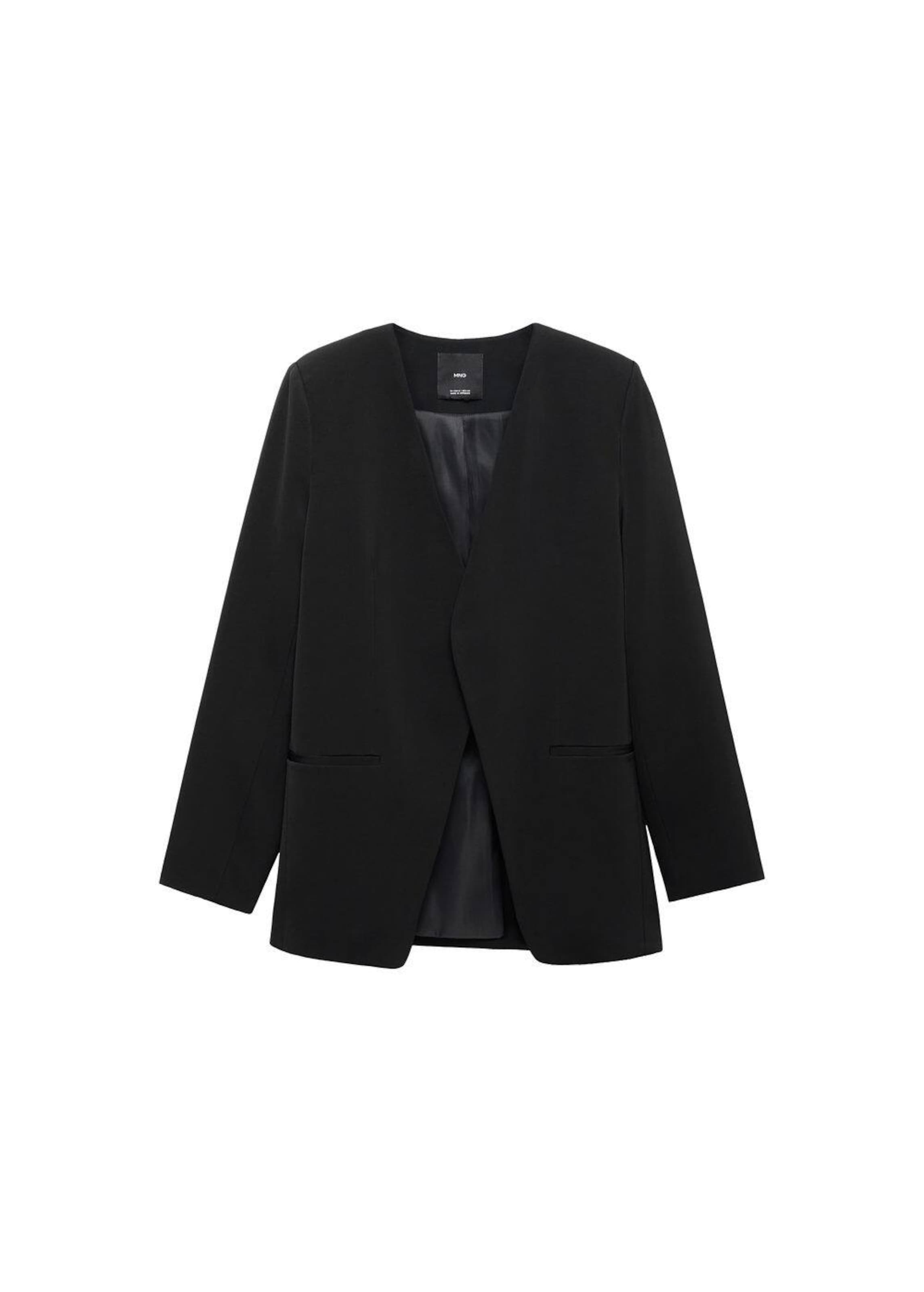 MANGO Blazer 'Harry' in Black: front