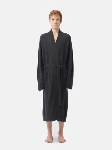 GOBI Cashmere Badrock lång 'Men's Cashmere Robe' i grå: framsida