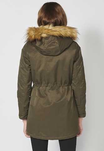 KOROSHI Between-seasons parka in Green