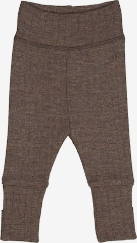 Müsli by GREEN COTTON Tapered Pants in Brown: front