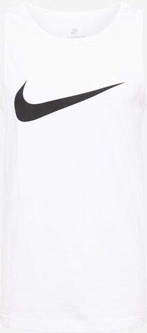 Nike Sportswear T-shirt 'ICON SWOOSH' i vit: framsida