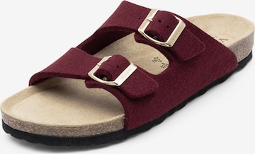 VITAFORM Huisschoenen in Rood: voorkant