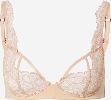 Triangolo Reggiseno di Scandale éco-lingerie in beige: frontale