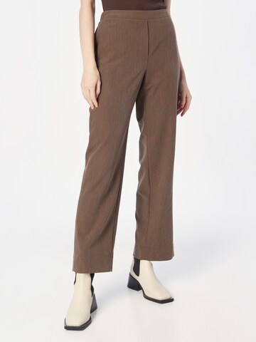 Regular Pantalon 'Kalaya' MSCH COPENHAGEN en marron : devant